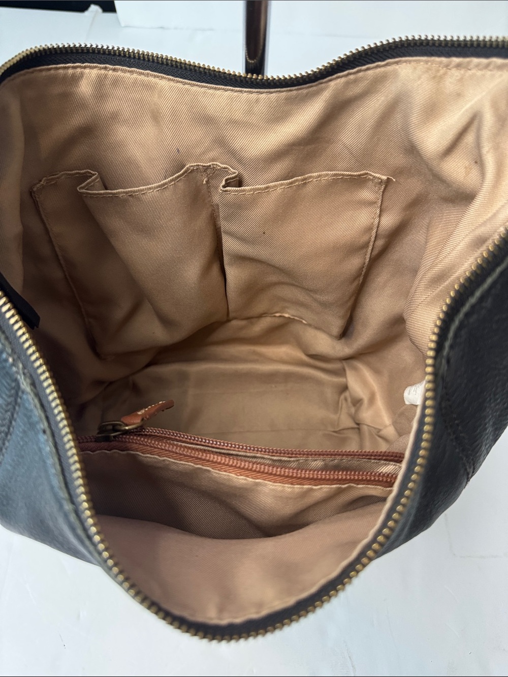 The Sak Sequoia Hobo Shoulder Bag, Black Pebbled Leather - Picture 7 of 16
